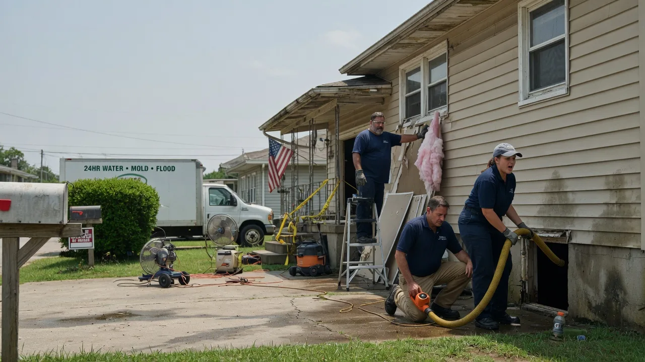 Water Damage Repair in New Roads, LA near me